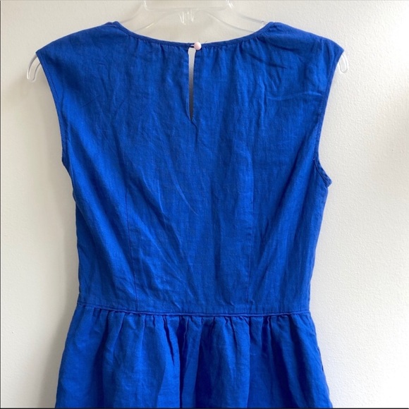 J.Crew Blue Cap Sleeve Dress - Picture 4 of 8